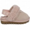 BEARPAW Unisex-Babyschuhe aus Wildleder mit Kunstfellfutter – Babyschuhe mit harter Sohle für Jungen und Mädchen – Lauflernschuhe aus Leder