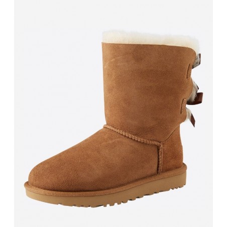 UGG Snowboots 'Bailey Bow II' in Cognac