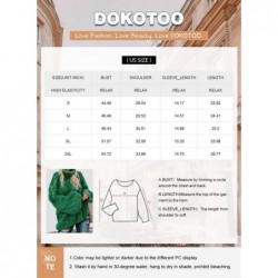 Dokotoo Rollkragenpullover für Damen, modisch 2024, locker, lässig, gemütlich, grobstrick, Oberteile