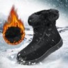 Cheval Winter-Schneestiefel für Damen, warme Stiefeletten mit Fellfutter, rutschfeste, wasserdichte und bequeme kurze Stiefel für den Außenbereich, Botas De Invierno Para Mujert