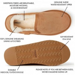 Fireside by Dearfoams Herren-Slipper Hobart aus Shearling mit geschlossener Rückseite