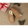 Fireside by Dearfoams Herren-Slipper Hobart aus Shearling mit geschlossener Rückseite