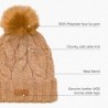 UGG Damen Cable Beanie mit Bommel