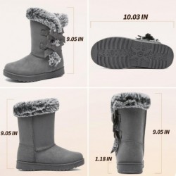 Iarus Damen-Winterstiefel, mittelhohe Schneestiefeletten, warmes Fellfutter, bequeme Pelzstiefel für Damen