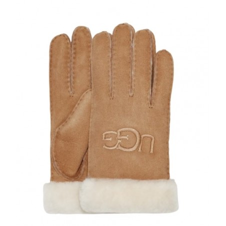 UGG Schaffell bestickte Handschuhe