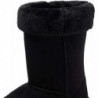 Alpine Swiss Damen Winterstiefel, 29,2 cm hoch, wadenlang, Kunstlammfell, Aussie Classic