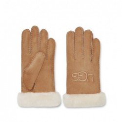 UGG Schaffell bestickte Handschuhe