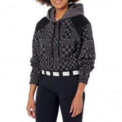 UGG Damen Mallory Cropped Hoodie Kariert