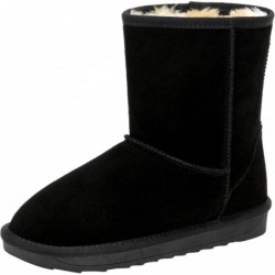 Vepose Damenstiefel Wildleder Schneestiefeletten Warme Wadenlange Mode Klassische Kniehohe Schuhe