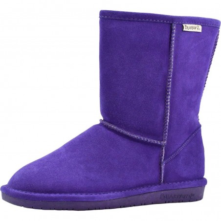 BEARPAW Emma Short Damen Klassische Winter-Schlupfstiefel, leichte Wildlederstiefel, mehrere Farben