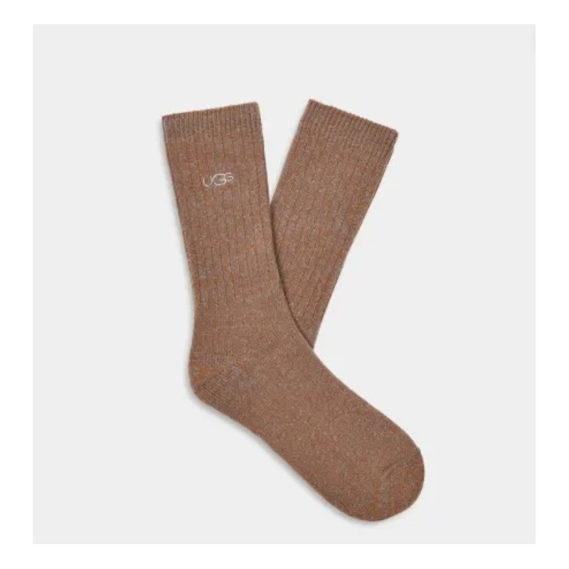 Herren Trey Rippstricksocken Braun