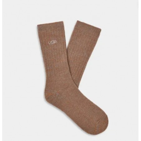 Herren Trey Rippstricksocken Braun