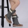 DREAM PAIRS Damen Winterstiefel mit mittelhoher Wadenlänge, wasserdicht