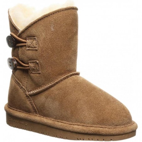 BEARPAW Rosaline für Kleinkinder, mehrere Farben | Modischer Stiefel für Kleinkinder | Schlupfstiefel für Kleinkinder | Bequemer Winterstiefel