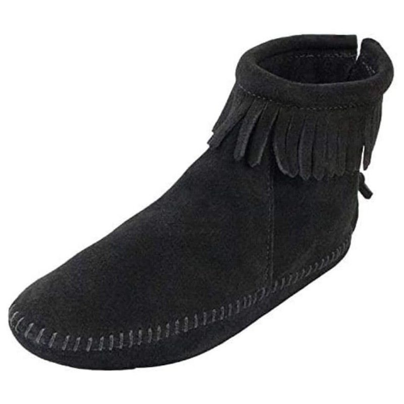 Minnetonka Damen-Bootie mit Reißverschluss hinten