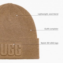 UGG Herren Beanie mit 3D-Logo