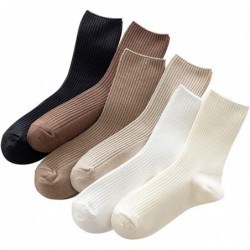 MarJunSep Damen-Crew-Socken aus Baumwolle, süße, neutrale Rippstrick-Slouch-Stiefelsocken in Box für Frauen, Granola-Mädchen-Kleidung