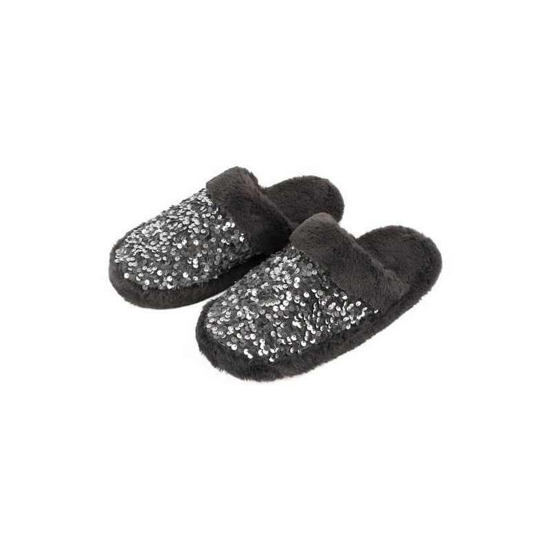 Snoozies Glam Slides Damen-Hausschuhe – süße Hausschuhe mit Paillettenverzierungen – Hausschuhe für Damen