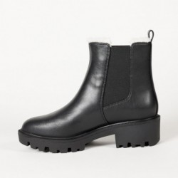 The Drop Campbell Sherpa Chelsea-Stiefel für Damen