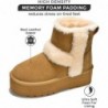 Project Cloud Winterstiefel aus echtem Wildleder für Damen – Memory Foam-Stiefel und Plateauschuhe für Damen