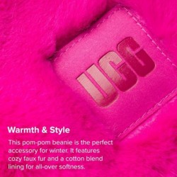 UGG Damen Beanie aus Kunstpelz mit Bommel