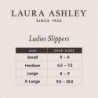 Laura Ashley Damen-Hausschuhe aus Plüsch mit Memory Foam