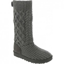 UGG – Classic Cardi – Strickstiefel mit Zopfmuster für Damen