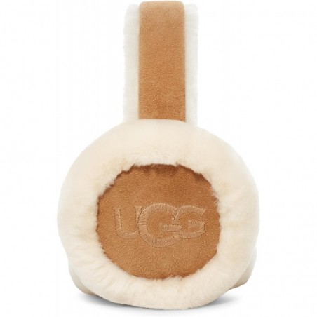 UGG EARMUFF UGG Ohrenschützer für Damen mit aufgesticktem Logo, Kastanie, Einheitsgröße