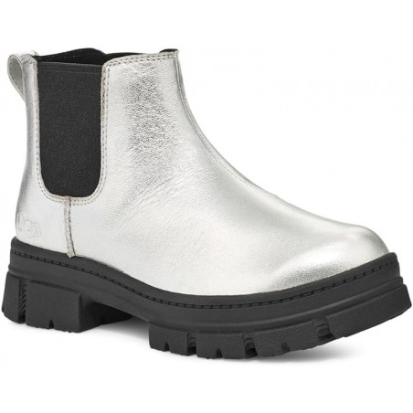 UGG Unisex-Kinder Ashton Chelsea Lederstiefel