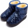 Techcity Winterstiefel für Jungen und Mädchen, warm, mit Pailletten und Fell gefüttert, wasserdicht, glitzernd, Prinzessinnen-Outdoor-Schuhe (Kleinkind/Kleinkind)