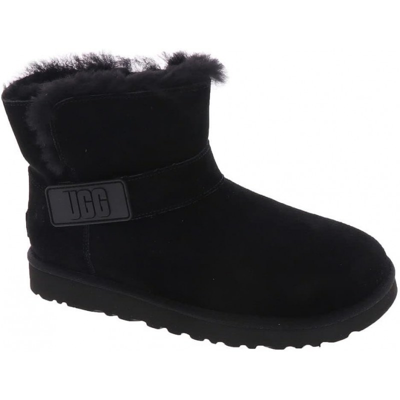 UGG Damen Mini Bailey Graphic Logo Strap Boot