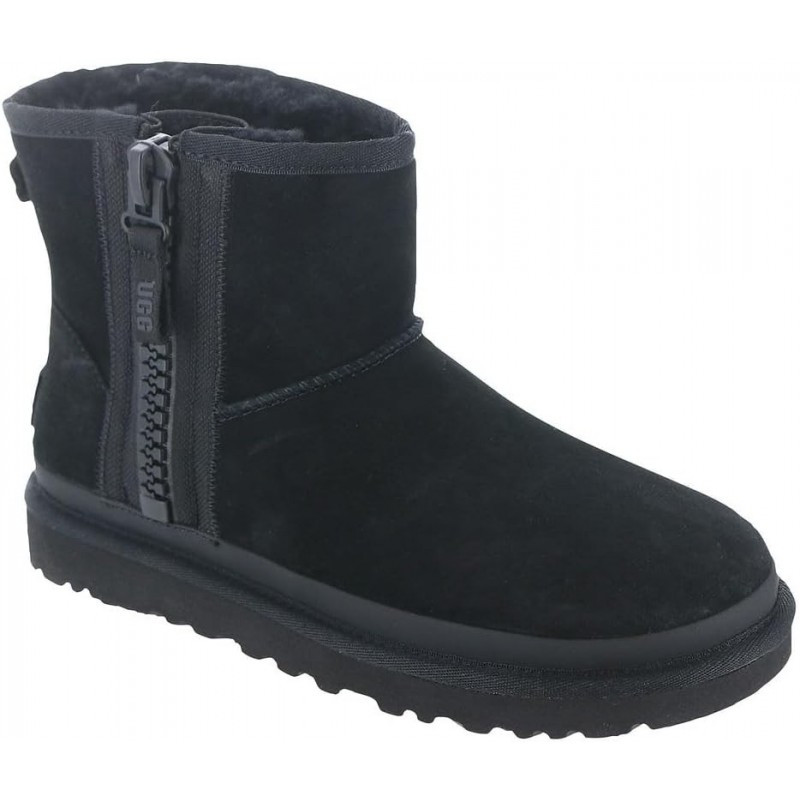 UGG Damen Classic Mini Zipper Tape Logo Boot